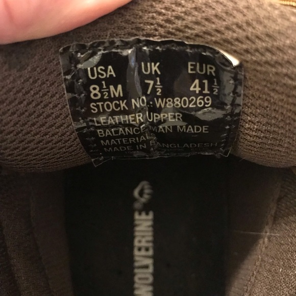 Wolverine Brown Suede Boots brown - Picture 10 of 13